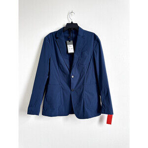 Z ZEGNA Men’s Slim Fit Sport Tech Packable Blazer Jacket Size 48R $895 Teal blue